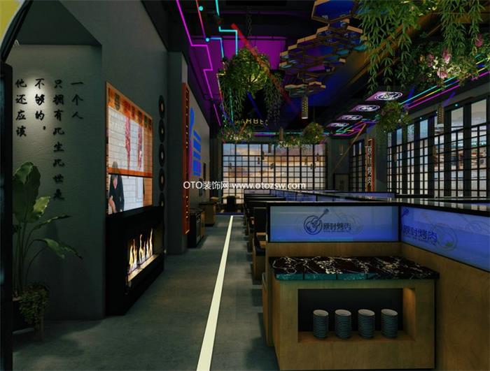啫啫煲餐飲店裝修設計-天河石牌東130方啫啫煲餐飲店設計