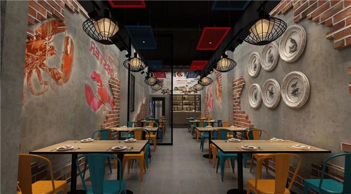 廣州茶餐廳店鋪裝修-廣州增城新塘奧園譽峯66方茶餐廳裝修