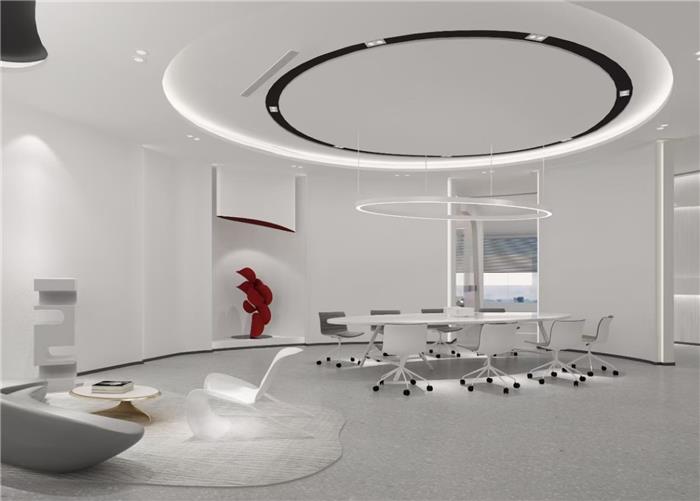 廣州辦公室裝修-黃埔區奧特朗科技園630方辦公室+展廳+倉庫裝修