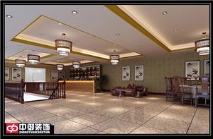 怡景酒店中式餐厅酒楼装修设计效果图