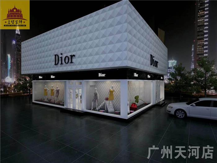 服装店装修设计—广州天河城Dior服装店装修设计
