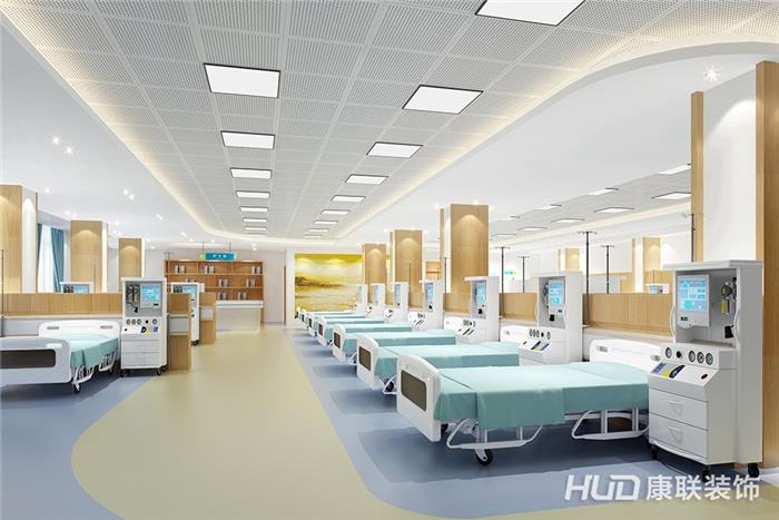 医院门诊装修设计—长生医疗肾病医院装修设计