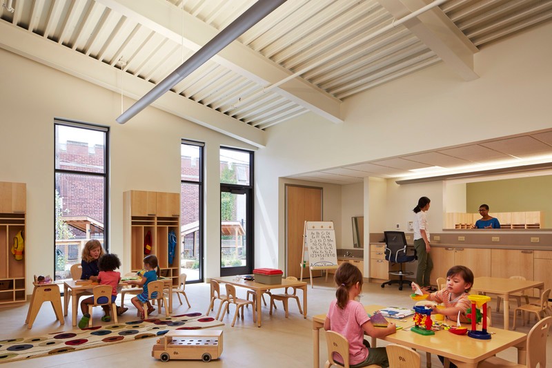 幼儿园装修设计—芝加哥大学岩石岛儿童幼儿园效果效果图