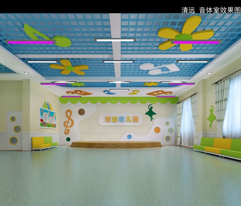 幼儿园装修设计—清远凤凰幼儿园装修设计效果图