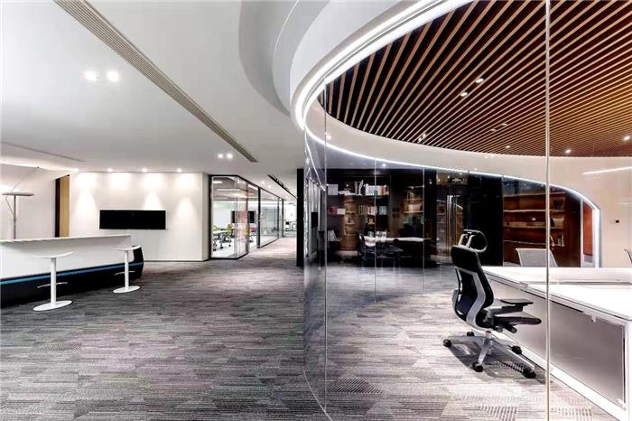 3000平方办公室装修案例-现代写字楼办公室装修设计效果图