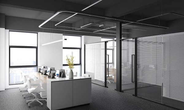 卓越大厦办公室装修案例-现代写字楼办公室装修设计效果图