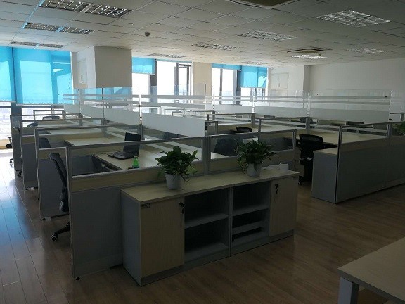 宁波新忆元供应链公司装修家具440平方-现代写字楼办公室装修设计效果图