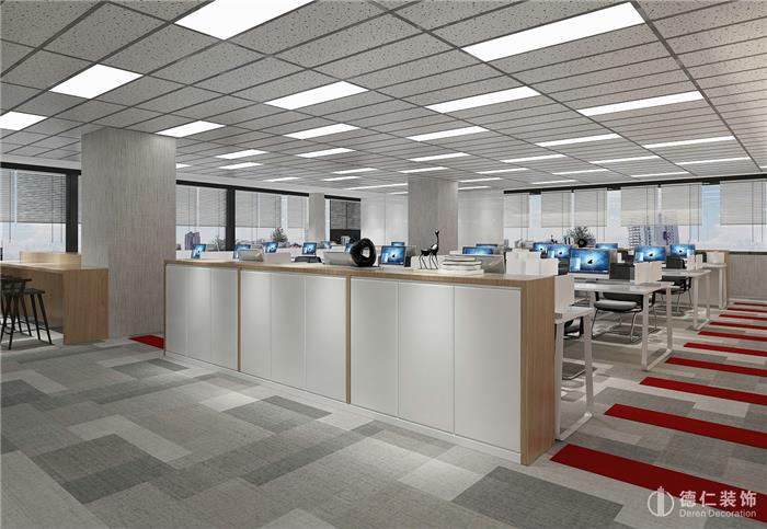 办公室装修设计—万博署基创意产业园500平方办公室装修设计